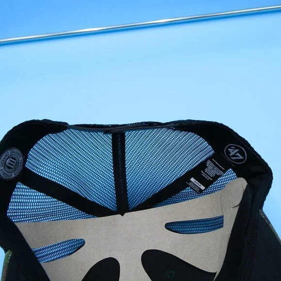 '47 Brand U of M Hat Mens Green Camo Trucker Snapback Cap Michigan Wolverines - Picture 8 of 8